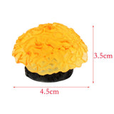 Maxbell Maxbell 1 Pc Glowing Luminous Aquarium Fish Tank Decoration Artificial Plant Orange
