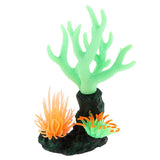 Maxbell Maxbell Aquarium Fish Tank Decoration Luminous Simulation Coral Green