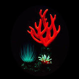 Maxbell Maxbell Aquarium Fish Tank Decoration Luminous Simulation Coral Green