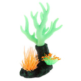 Maxbell Maxbell Aquarium Fish Tank Decoration Luminous Simulation Coral Green