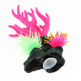 Maxbell Maxbell Aquarium Fish Tank Decoration Luminous Simulation Coral Red