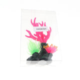 Maxbell Maxbell Aquarium Fish Tank Decoration Luminous Simulation Coral Red