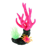 Maxbell Maxbell Aquarium Fish Tank Decoration Luminous Simulation Coral Red