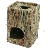 Maxbell Maxbell Folding Woven Grass House for Hamster Small Animals Cage Home Decor