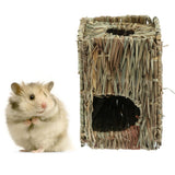 Maxbell Maxbell Folding Woven Grass House for Hamster Small Animals Cage Home Decor