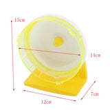 Maxbell Maxbell Jogging Hamster Non-slip Running Spinner Sports Wheel Exercise Toy  Yellow