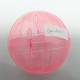 Maxbell Maxbell Hamster Crystal Running Ball Gerbil Rat Clear Plastic Exercise Ball pink