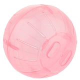 Maxbell Maxbell Hamster Crystal Running Ball Gerbil Rat Clear Plastic Exercise Ball pink