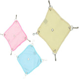 Maxbell Maxbell 2 Pack Small Pet Grid Hammock Toy Nest Hanging Bed Hamster Hammock  Yellow