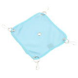 Maxbell Maxbell 2 Pack Small Pet Grid Hammock Toy Nest Hanging Bed Hamster Hammock  Blue