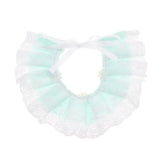 Maxbell Maxbell Cat Bandana Collar Cat Dog Lace Bibs Scarf Collar Puppy Neck Bandana Green