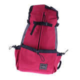 Maxbell Dog Cat Carrier Backpack for Small Dog Carrier Bike Hiking Outdoor  Red M