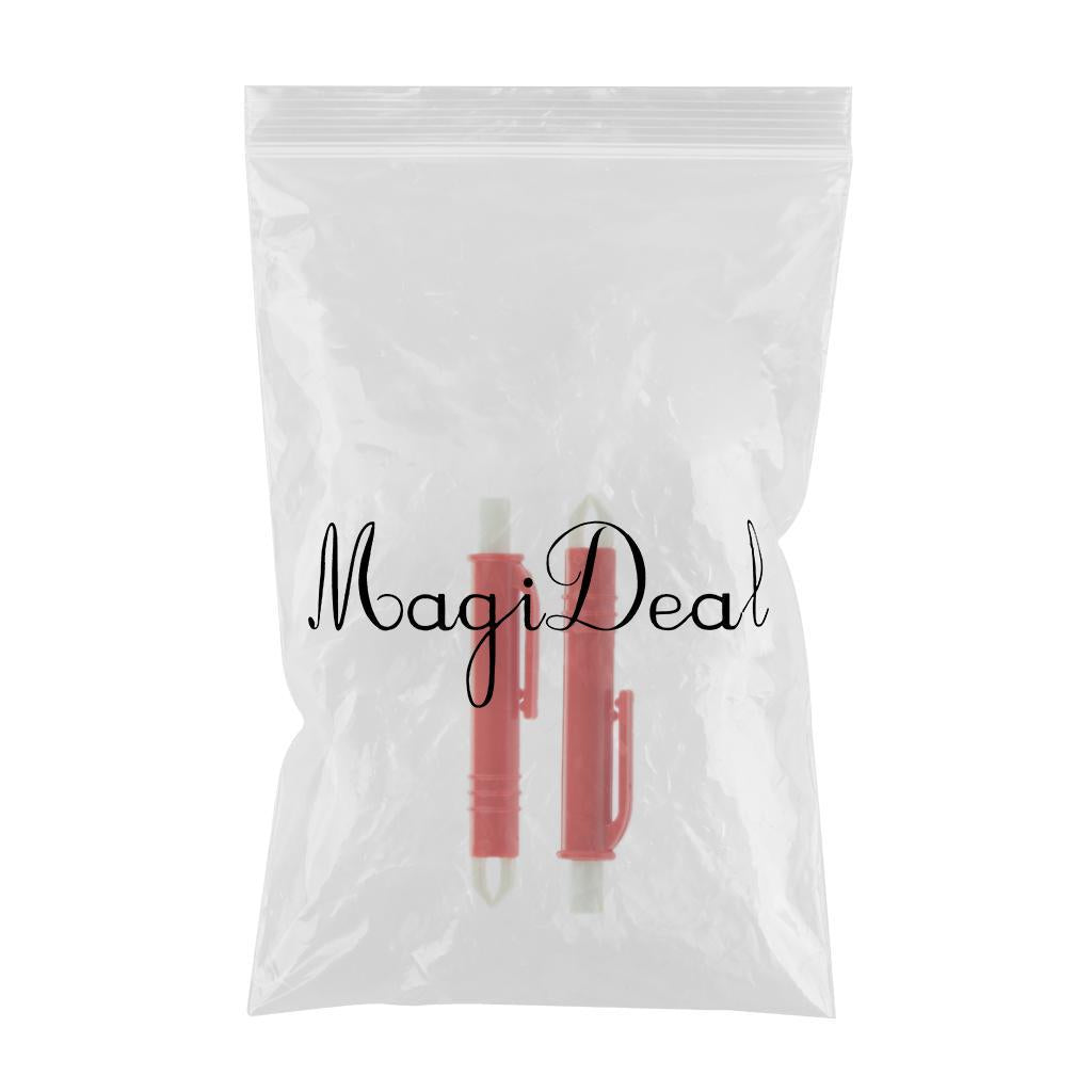 Maxbell Maxbell 2 Pack Tick Removal Tweezers Flea and Tick Remover for Dogs Puppies Red