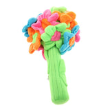 Maxbell Maxbell Colored Pet Dog Interactive Toy Plush Hyacinth Flower Ball Squeaky Sound Toy