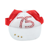 Maxbell Maxbell 1 Pc Pet Baseball Cap Summer Outdoor Sunbonnet Visor Cap for Cat Dog Red L