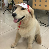 Maxbell Maxbell 1 Pc Pet Baseball Cap Summer Outdoor Sunbonnet Visor Cap for Cat Dog Red L