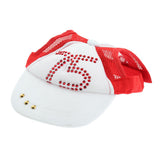 Maxbell Maxbell 1 Pc Pet Baseball Cap Summer Outdoor Sunbonnet Visor Cap for Cat Dog Red L
