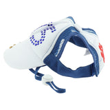 Maxbell Maxbell 1 Pc Pet Baseball Cap Summer Outdoor Sunbonnet Visor Cap for Cat Dog Blue XL