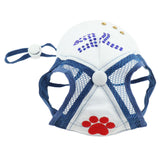 Maxbell Maxbell 1 Pc Pet Baseball Cap Summer Outdoor Sunbonnet Visor Cap for Cat Dog Blue XL