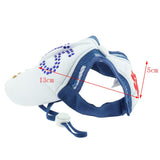 Maxbell Maxbell 1 Pc Pet Baseball Cap Summer Outdoor Sunbonnet Visor Cap for Cat Dog Blue XL