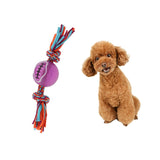 Maxbell Maxbell Pet Chew Toy Dog Round Ball with Rope Toy Puppy Teething Toys for Pet Dog