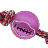 Maxbell Maxbell Pet Chew Toy Dog Round Ball with Rope Toy Puppy Teething Toys for Pet Dog