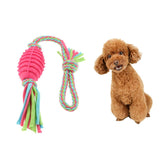 Maxbell Maxbell 1 Pc Dog Tug of War Rope Ball Handled Interactive Toy for Aggressive Chewers