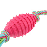 Maxbell Maxbell 1 Pc Dog Tug of War Rope Ball Handled Interactive Toy for Aggressive Chewers