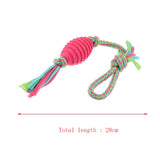 Maxbell Maxbell 1 Pc Dog Tug of War Rope Ball Handled Interactive Toy for Aggressive Chewers