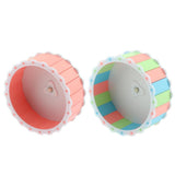 Maxbell Maxbell 1 Pc Small Pet Exercise Running Wheel Silent Quiet Spinner Roller Pink