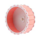 Maxbell Maxbell 1 Pc Small Pet Exercise Running Wheel Silent Quiet Spinner Roller Pink