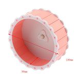 Maxbell Maxbell 1 Pc Small Pet Exercise Running Wheel Silent Quiet Spinner Roller Pink