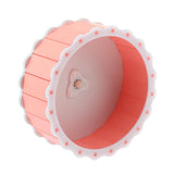 Maxbell Maxbell 1 Pc Small Pet Exercise Running Wheel Silent Quiet Spinner Roller Pink