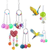 Maxbell Maxbell 1 Pc Rattan Ball Chain Toy Chewing Toy for Pet Parrot Bird Cage Hanging Toy