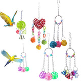 Maxbell Maxbell 1 Pc Rattan Ball Chain Toy Chewing Toy for Pet Parrot Bird Cage Hanging Toy