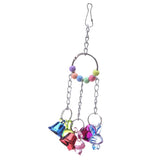 Maxbell Maxbell 1 Pc Colorful Chain Bell Toy Chewing Toy for Parrots Bird Cage Hanging Toy