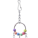 Maxbell Maxbell 1 Pc Colorful Chain Bell Toy Chewing Toy for Parrots Bird Cage Hanging Toy