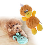 Maxbell Maxbell Funny Dog Toys Pet Puppy Chewing Squeaker Squeaky Plush Sound Play Toy S yellow