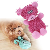 Maxbell Maxbell Funny Dog Toys Pet Puppy Chewing Squeaker Squeaky Plush Sound Play Toy S pink