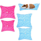 Maxbell Maxbell 1 Pc Small Pet Animal Chinchilla Hamster Wear-resistant Suede Hammock Pink S