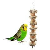 Maxbell Maxbell Bird Parrot Toys Hanging Bird Cage Hammock Swing Toy Wooden Perch Toy