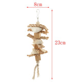 Maxbell Maxbell Parrot Supplies Birds Calcium Bite Toy Hanging Chew Toy Bird Cage Decoration