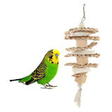 Maxbell Maxbell Parrot Supplies Birds Calcium Bite Toy Hanging Chew Toy Bird Cage Decoration