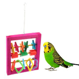 Maxbell Maxbell Parrot Puzzle Bird Bite Climbing Toy Parrot Swing Chew Toy Cage Accessories