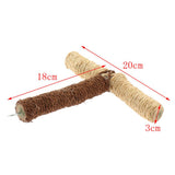 Maxbell Maxbell Bird Parrot Natural Handmade Brown Rope Stand S