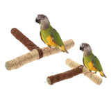 Maxbell Maxbell Bird Parrot Natural Handmade Brown Rope Stand S