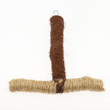 Maxbell Maxbell Bird Parrot Natural Handmade Brown Rope Stand S