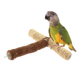 Maxbell Maxbell Bird Parrot Natural Handmade Brown Rope Stand S