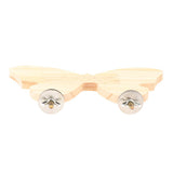 Maxbell Maxbell 1 Pc Parrot Hamster Wood Platform Natural Wood Stand Parrot Cage Accessory S