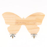 Maxbell Maxbell 1 Pc Parrot Hamster Wood Platform Natural Wood Stand Parrot Cage Accessory S